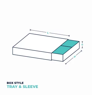 Tray and Sleeve Box 3D view