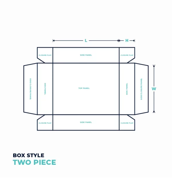 Two piece box Template