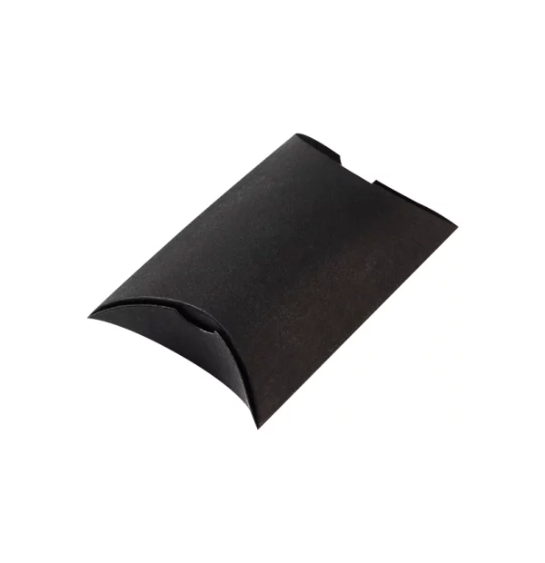 Custom black Pillow Boxes