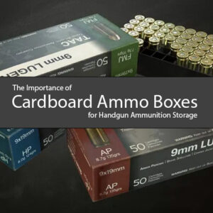 Cardboard ammo boxes